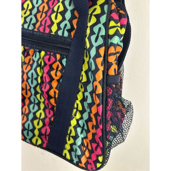 31 Thirty one travel bag carry on shoulder strap handles colors 18"x13" Navy & C - Picture 3 of 8